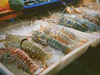 普吉岛盛产海鲜龙虾唯美图片高清桌面壁纸