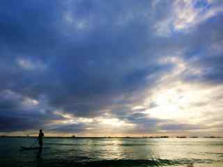 菲律宾长滩岛海上风光壁纸
