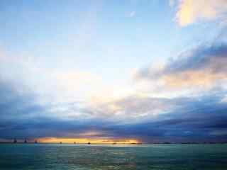 菲律宾长滩岛蓝天风景图片