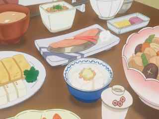 动漫美食二次元日式料理图片桌面壁纸