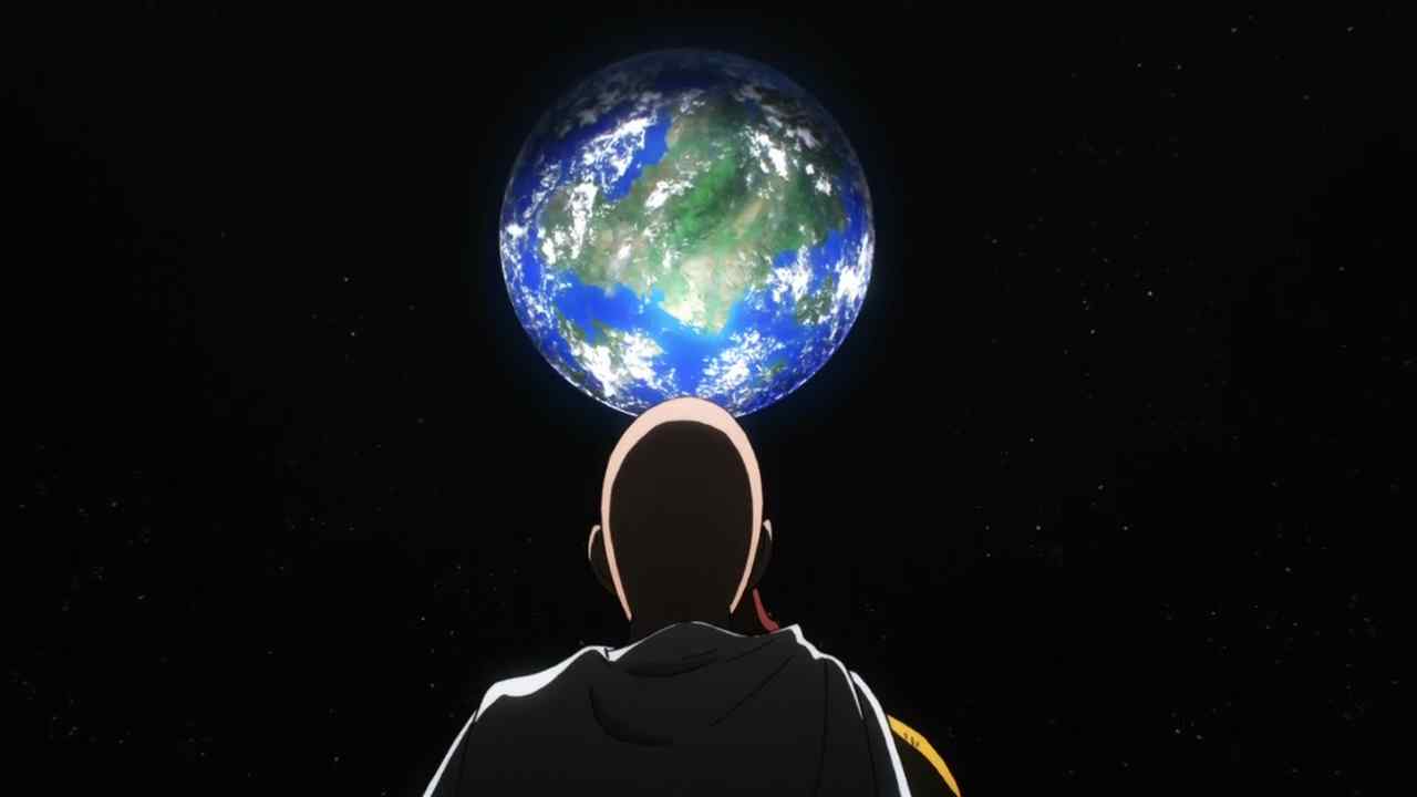 一拳超人仰视地球的埼玉图片