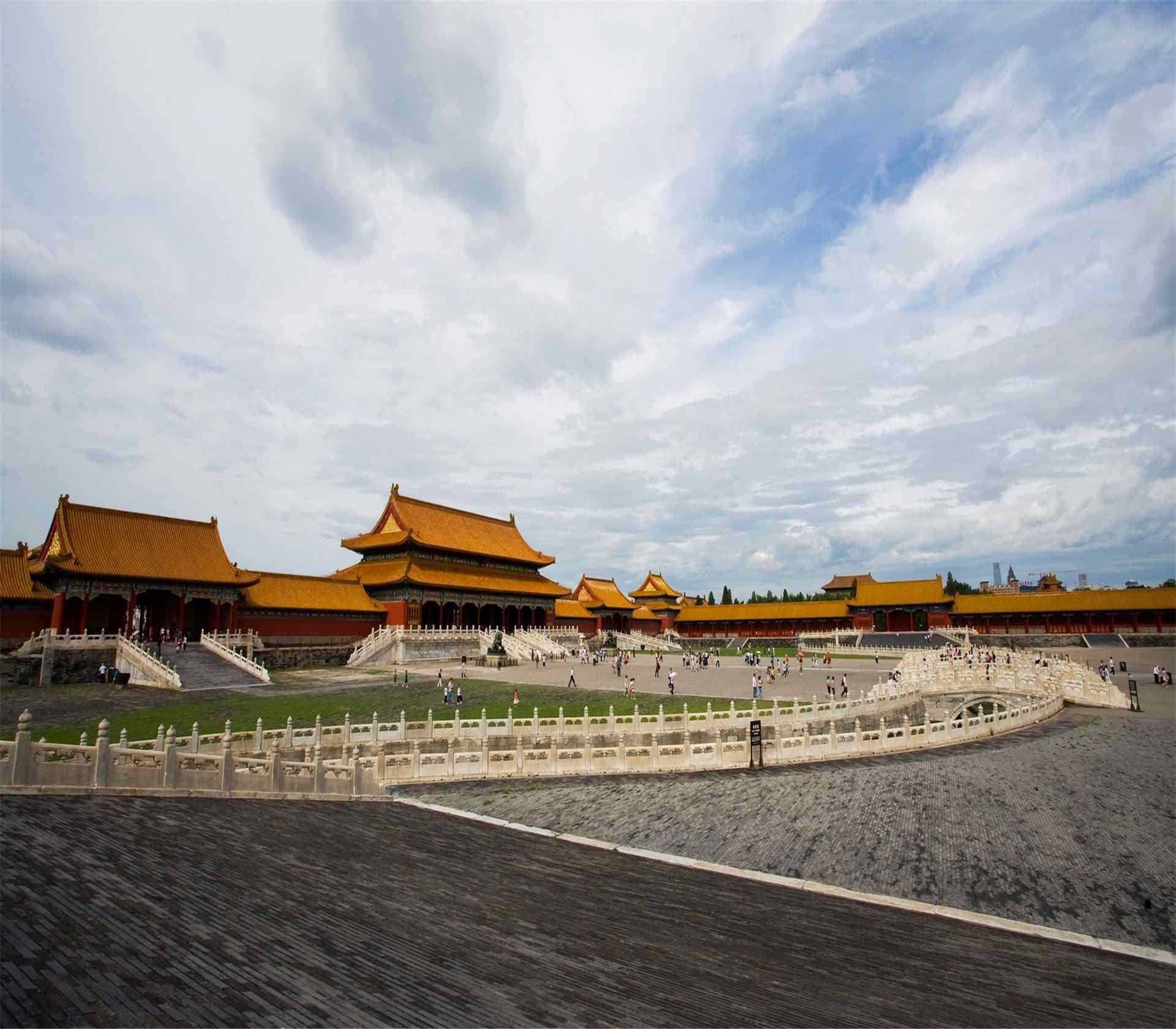 北京故宫太和门远景图片高清桌面壁纸