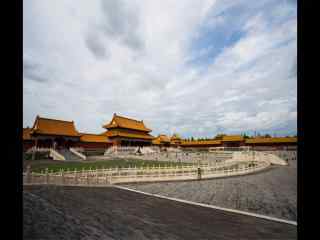 北京故宫太和门远景图片高清桌面壁纸