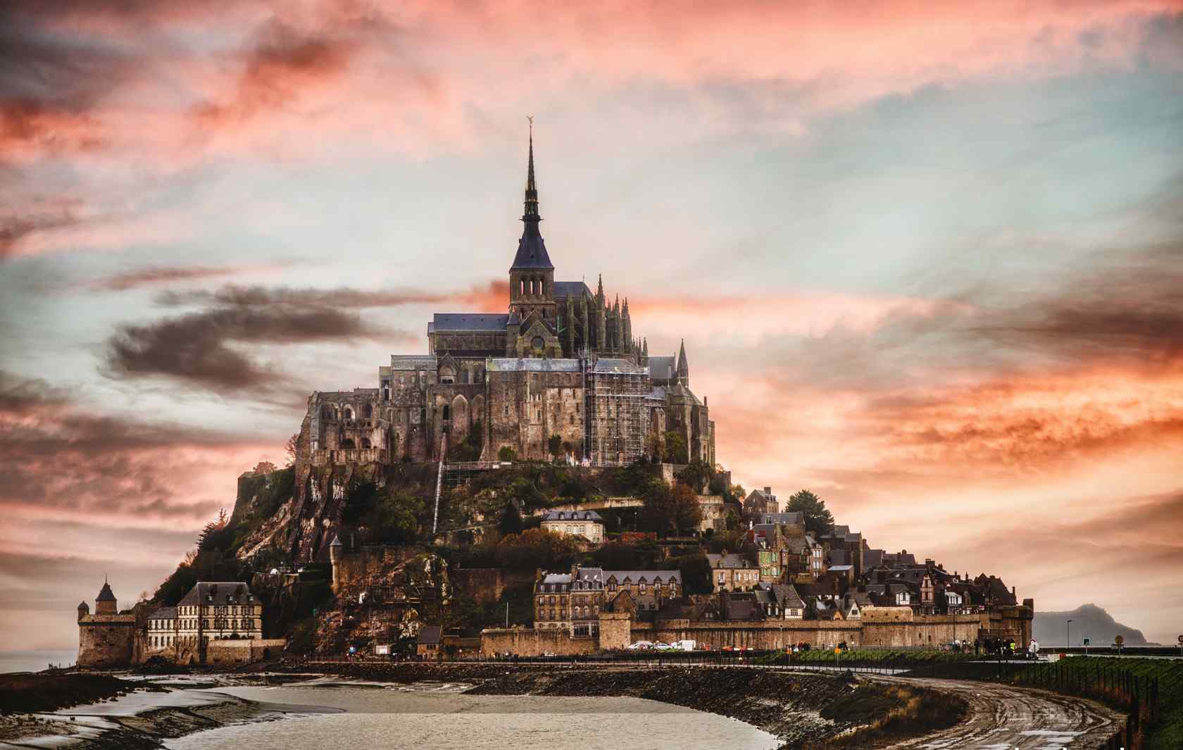 最童话的城堡之法国圣米歇尔山城堡
