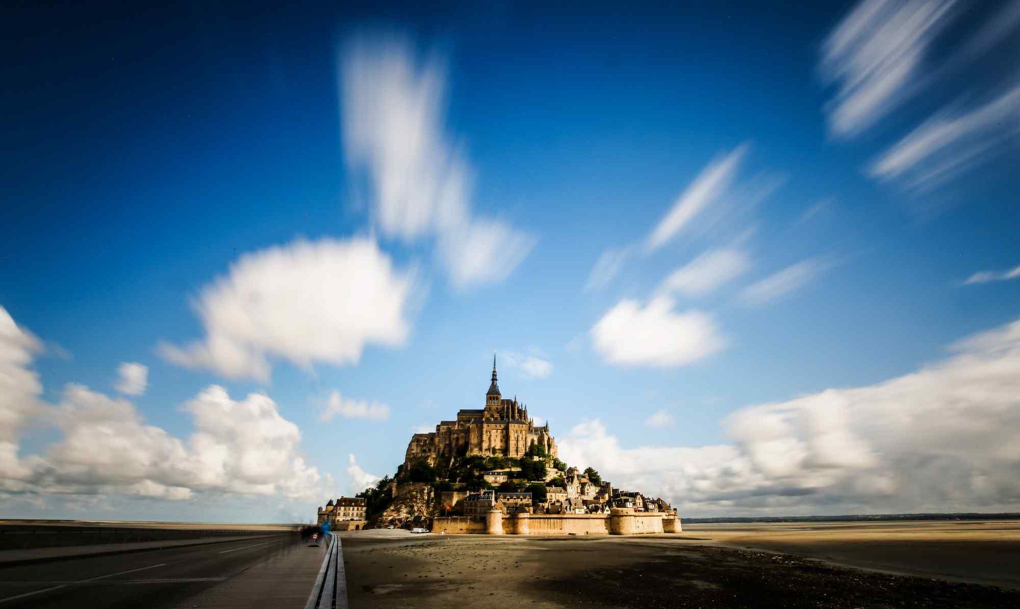 最童话的城堡之法国的圣米歇尔山城堡