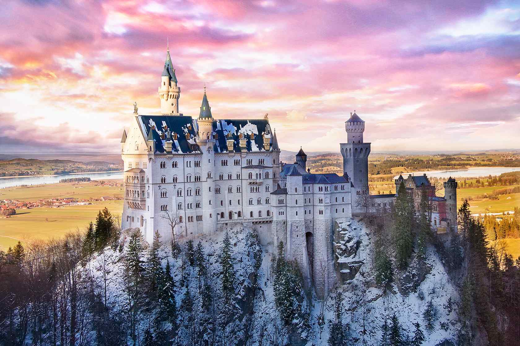最童话的城堡之德国新天鹅城堡桌面壁纸