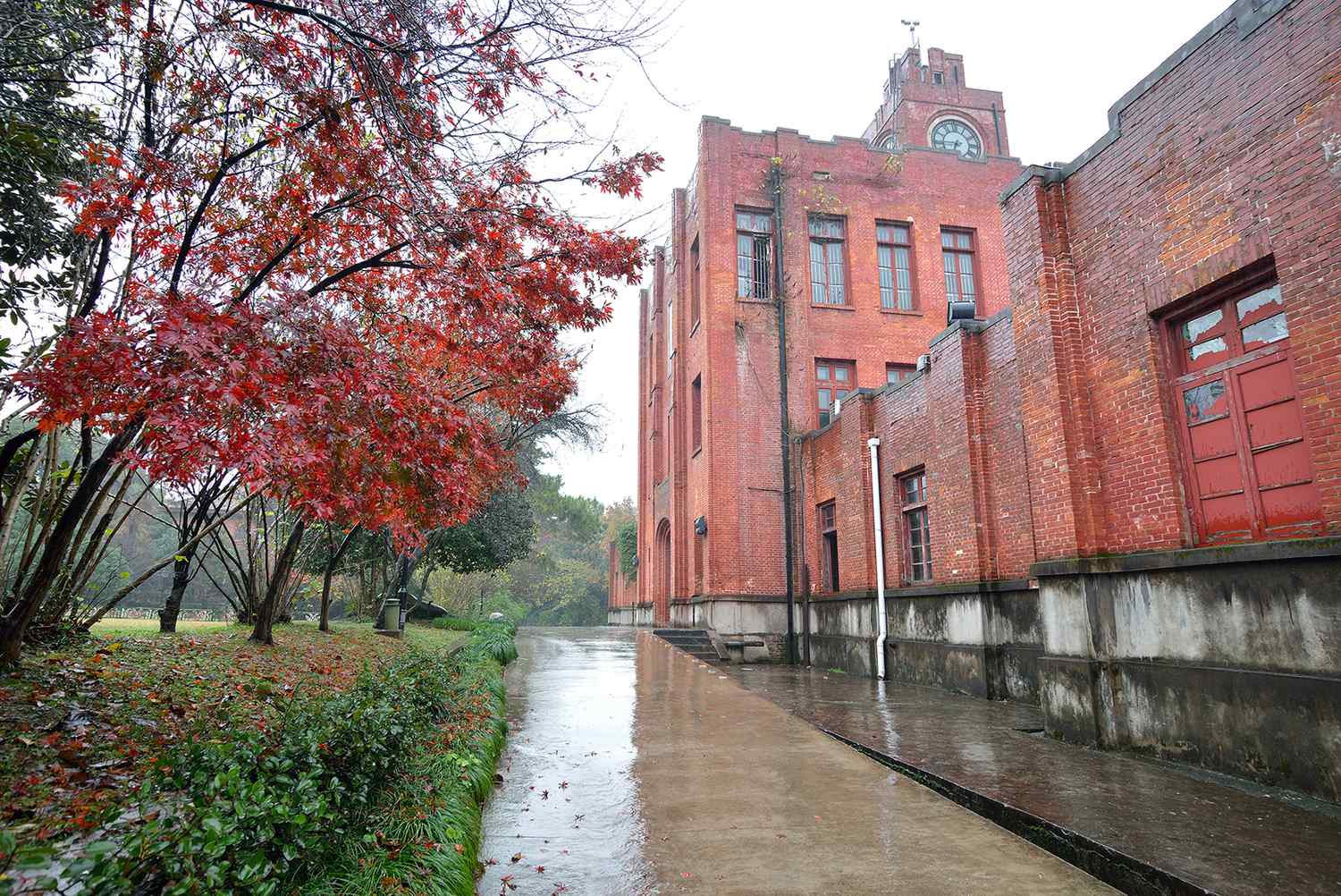 杭州建筑风景之浙江大学之江校区高清桌面壁纸