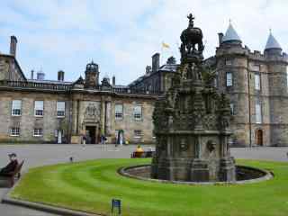 苏格兰首府爱丁堡城堡图片桌面壁纸