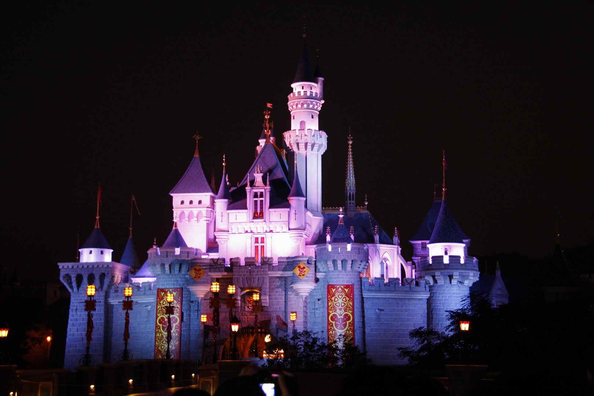 迪士尼浪漫城堡高清图片桌面壁纸