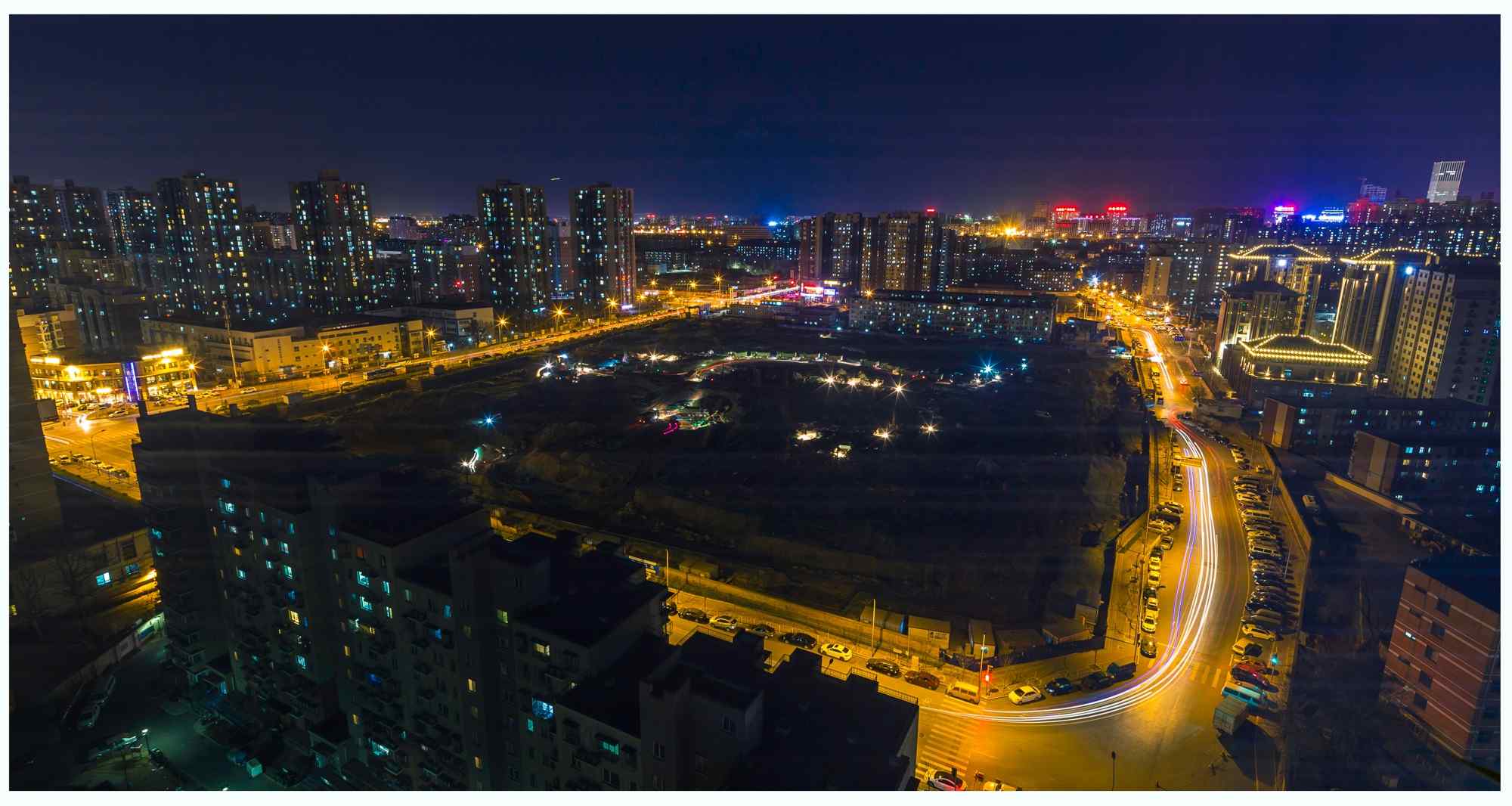 北京帝都夜景桌面壁纸