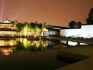 蘇州博物館夜景圖