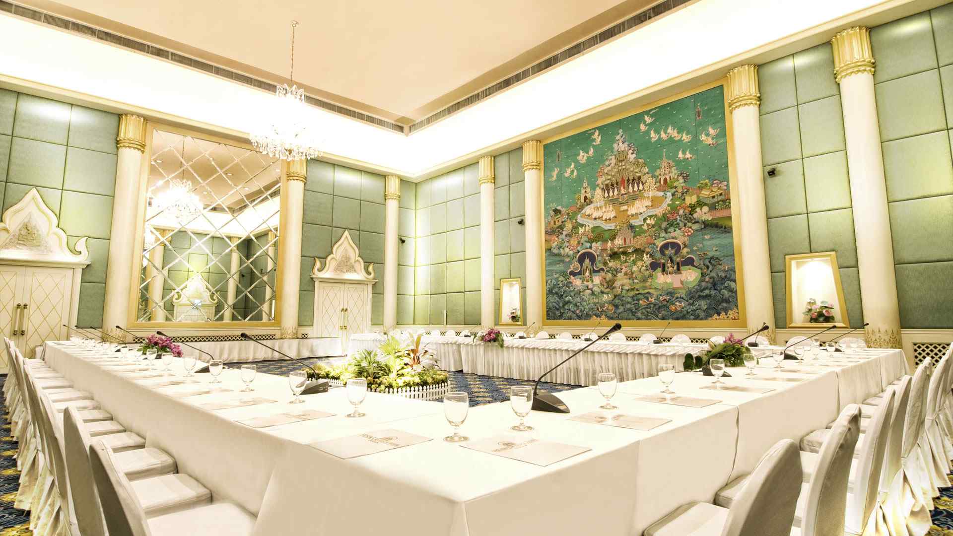 奢华雅致的餐厅装饰电脑桌面壁纸