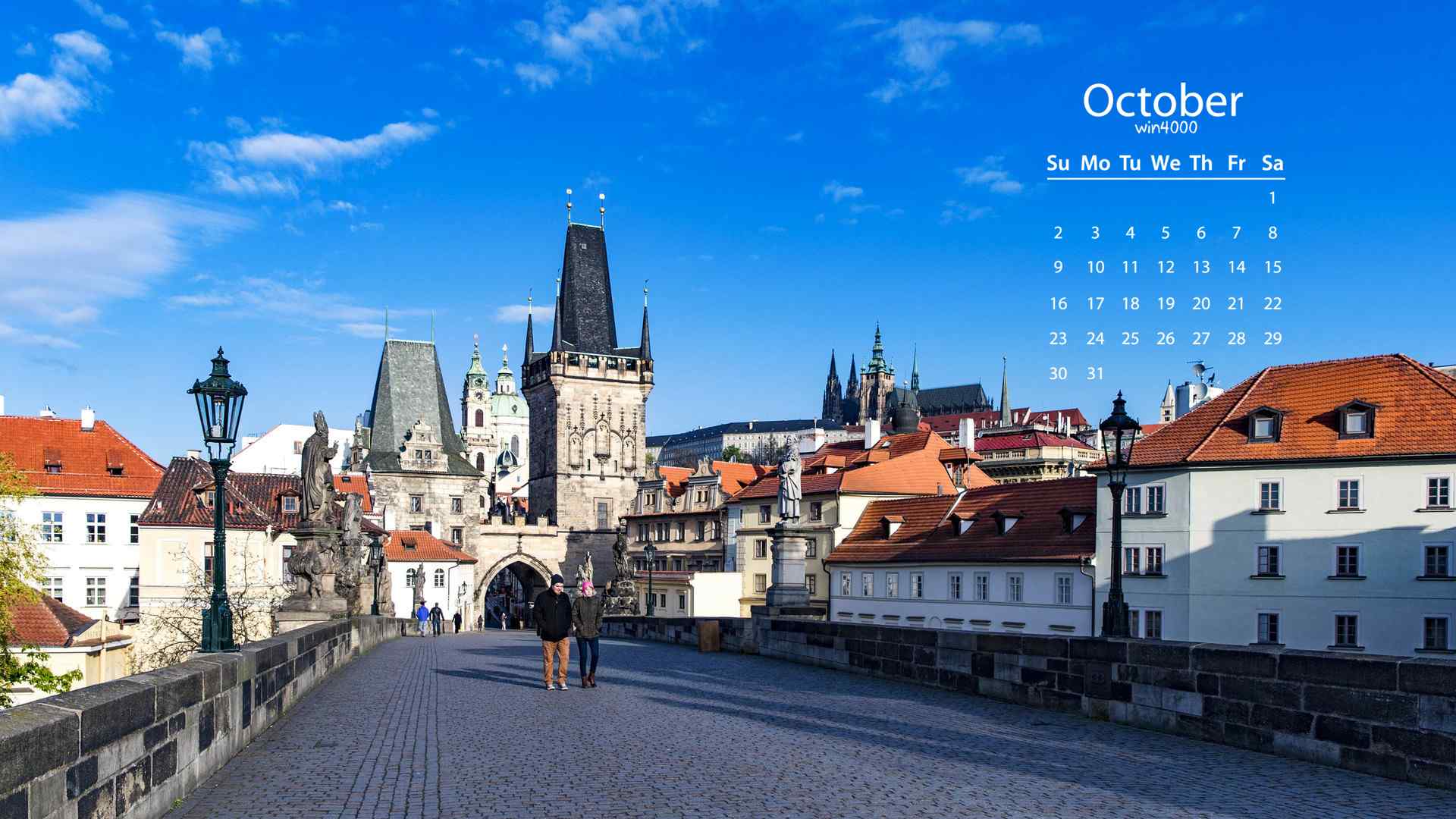 2016年10月日历异国风情城市风景电脑桌面精选壁纸（下）