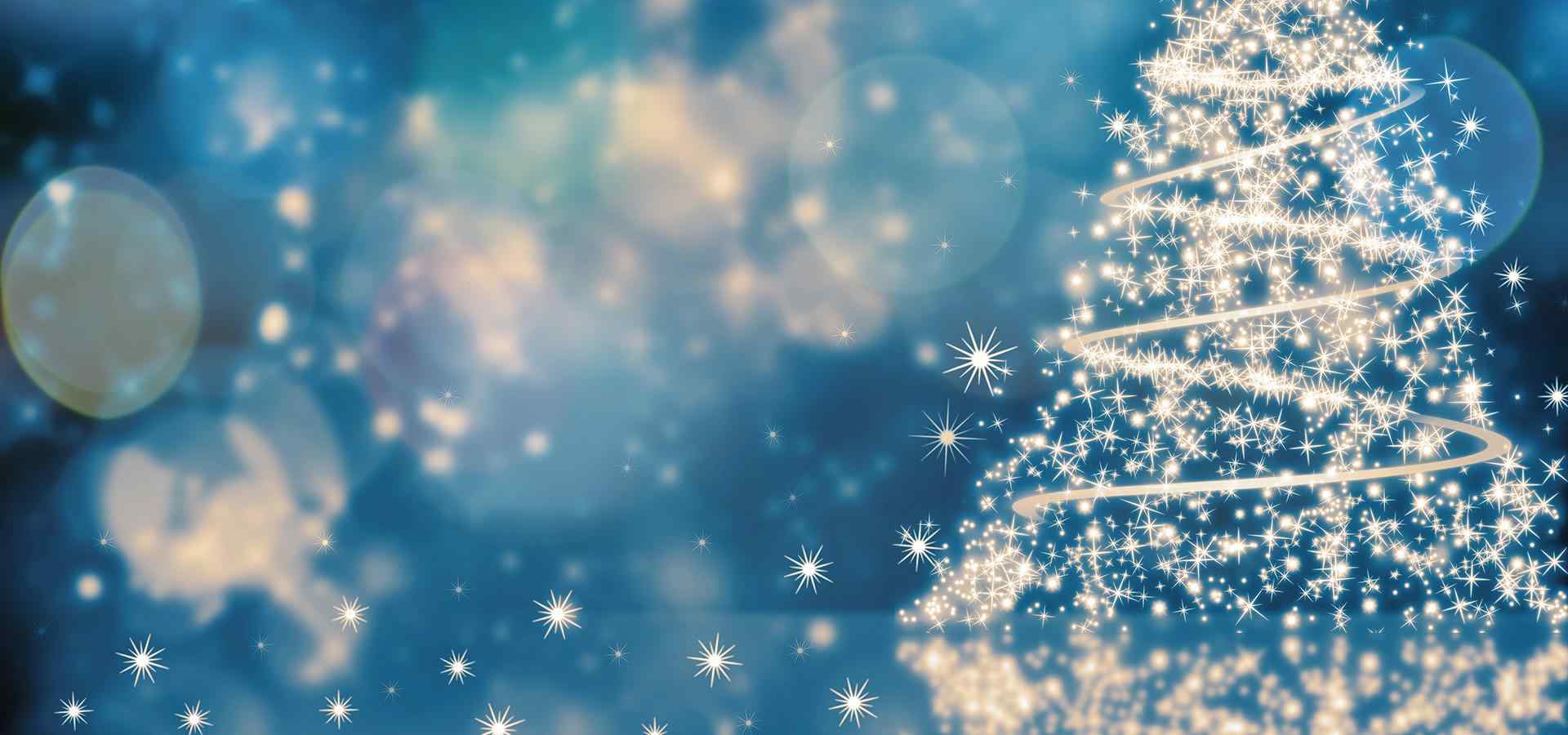 梦幻圣诞树高清图片桌面壁纸