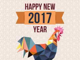 2017新年-可爱的鸡年图片