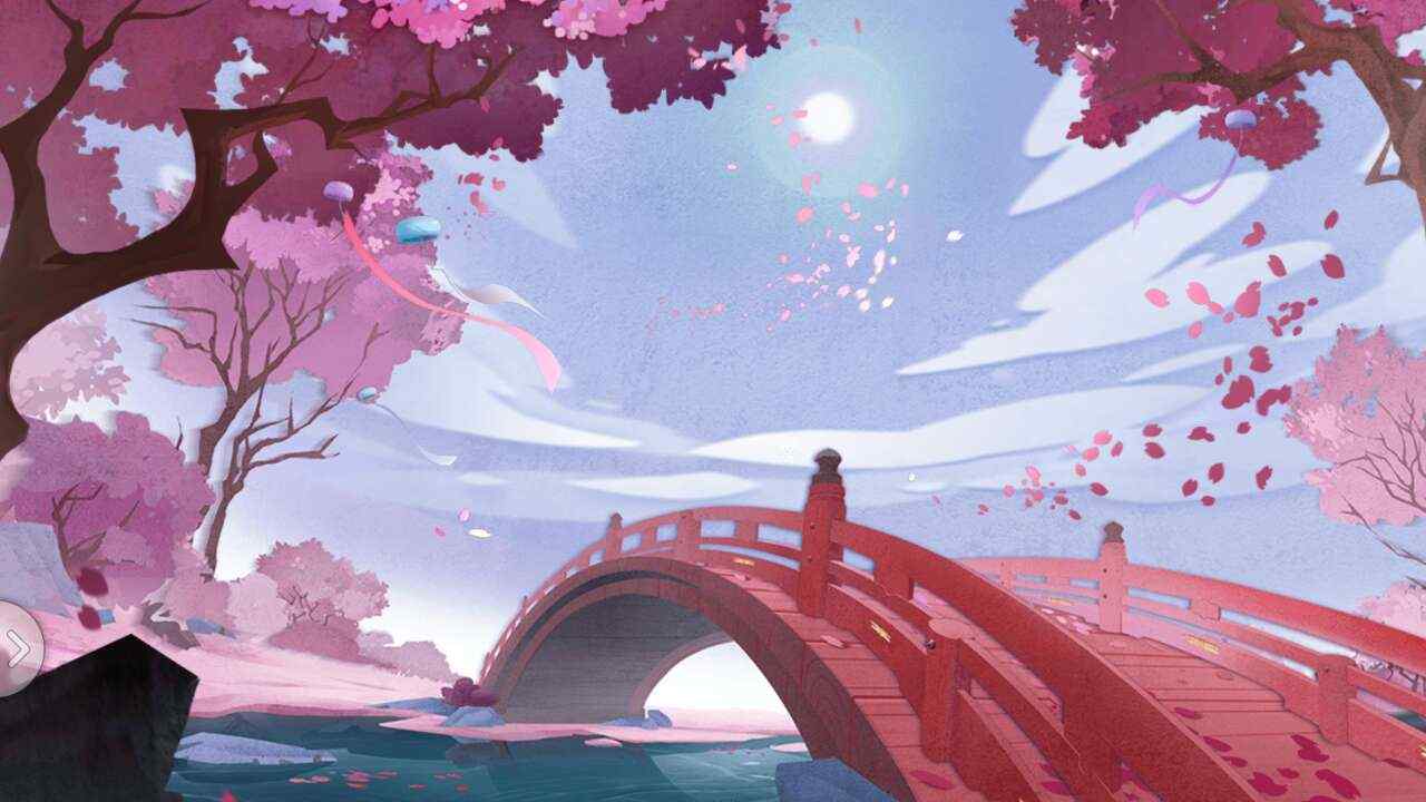 阴阳师唯美樱花祭开场动画壁纸