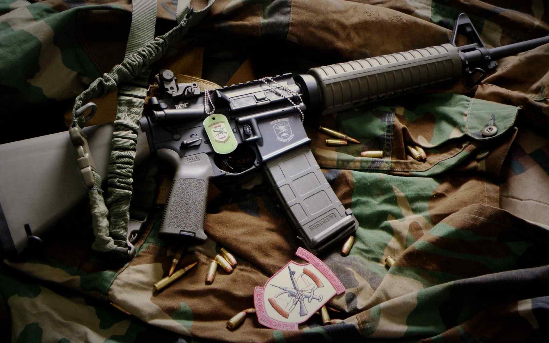 M4突击步枪高清壁纸