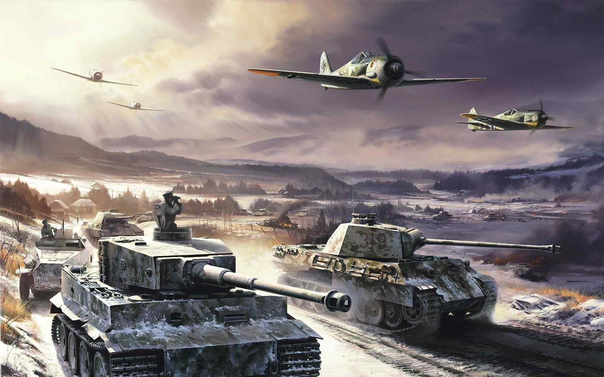二战德军重型坦克壁纸