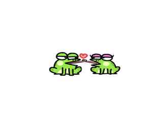 七夕情侣头像之两只小青蛙