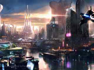科幻未來高科技城