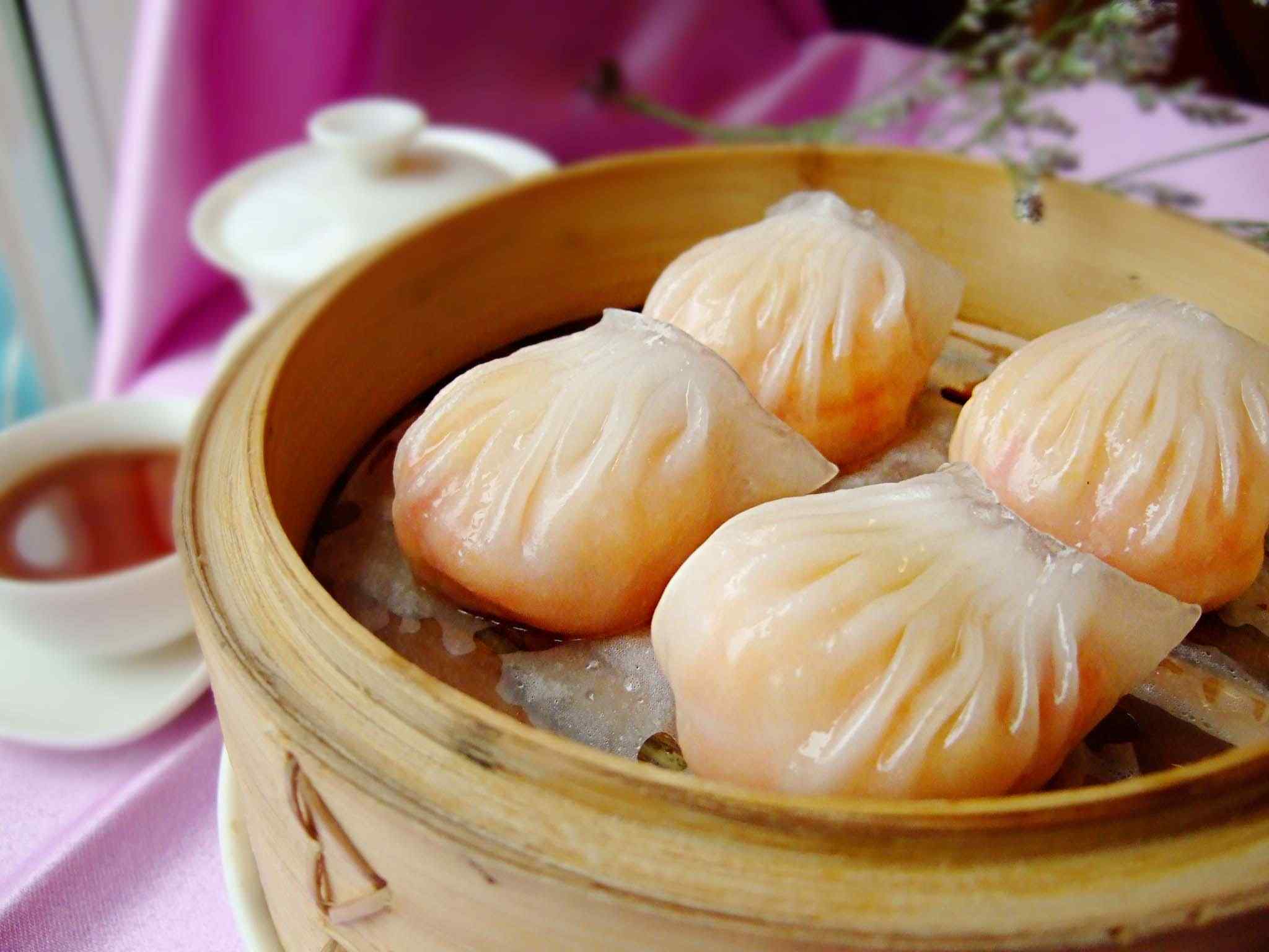 香港特色美食之水晶虾饺高清壁纸下载