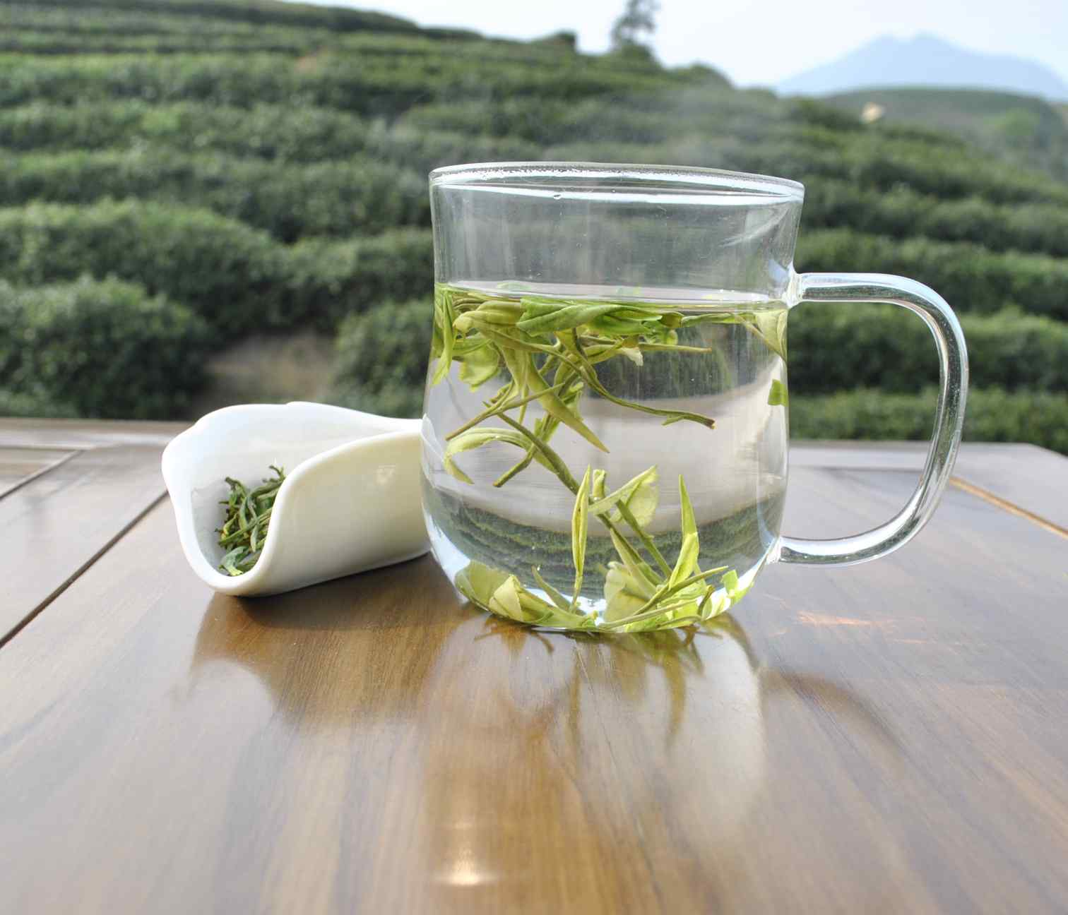 中国茶文化之高贵白茶高清桌面壁纸