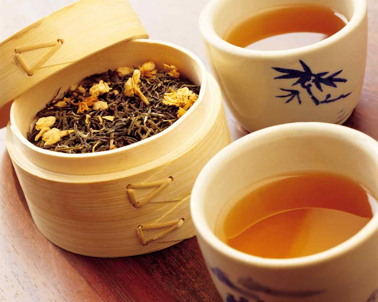 中国茶文化之闷堆黄茶高清桌面壁纸