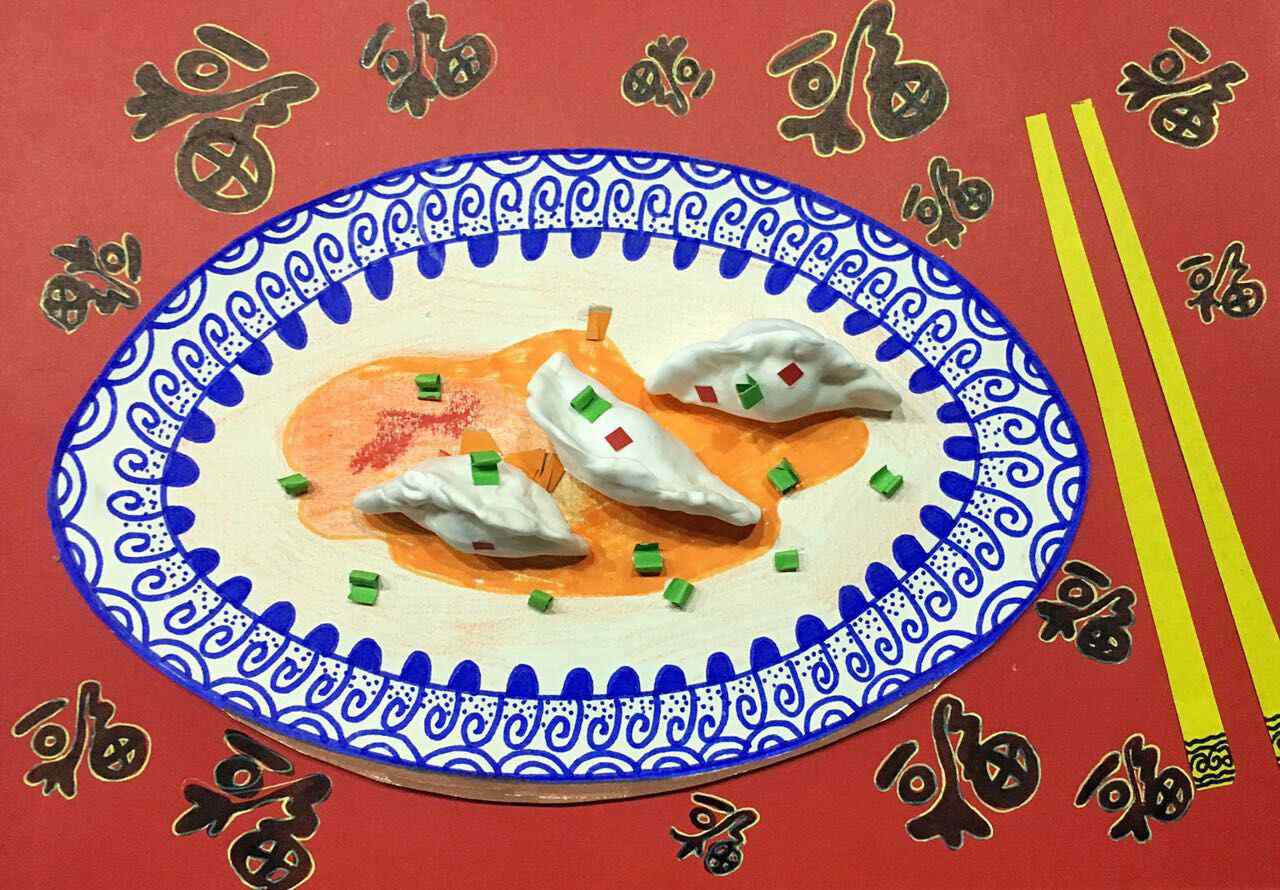 2017新年图片：饺子美食壁纸
