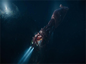 电影巨齿鲨巨型深海章鱼剧照