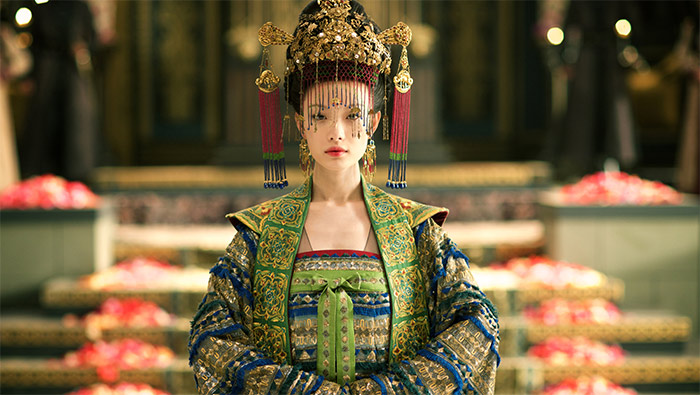 《天盛长歌》倪妮皇后造型美艳绝伦剧照图片