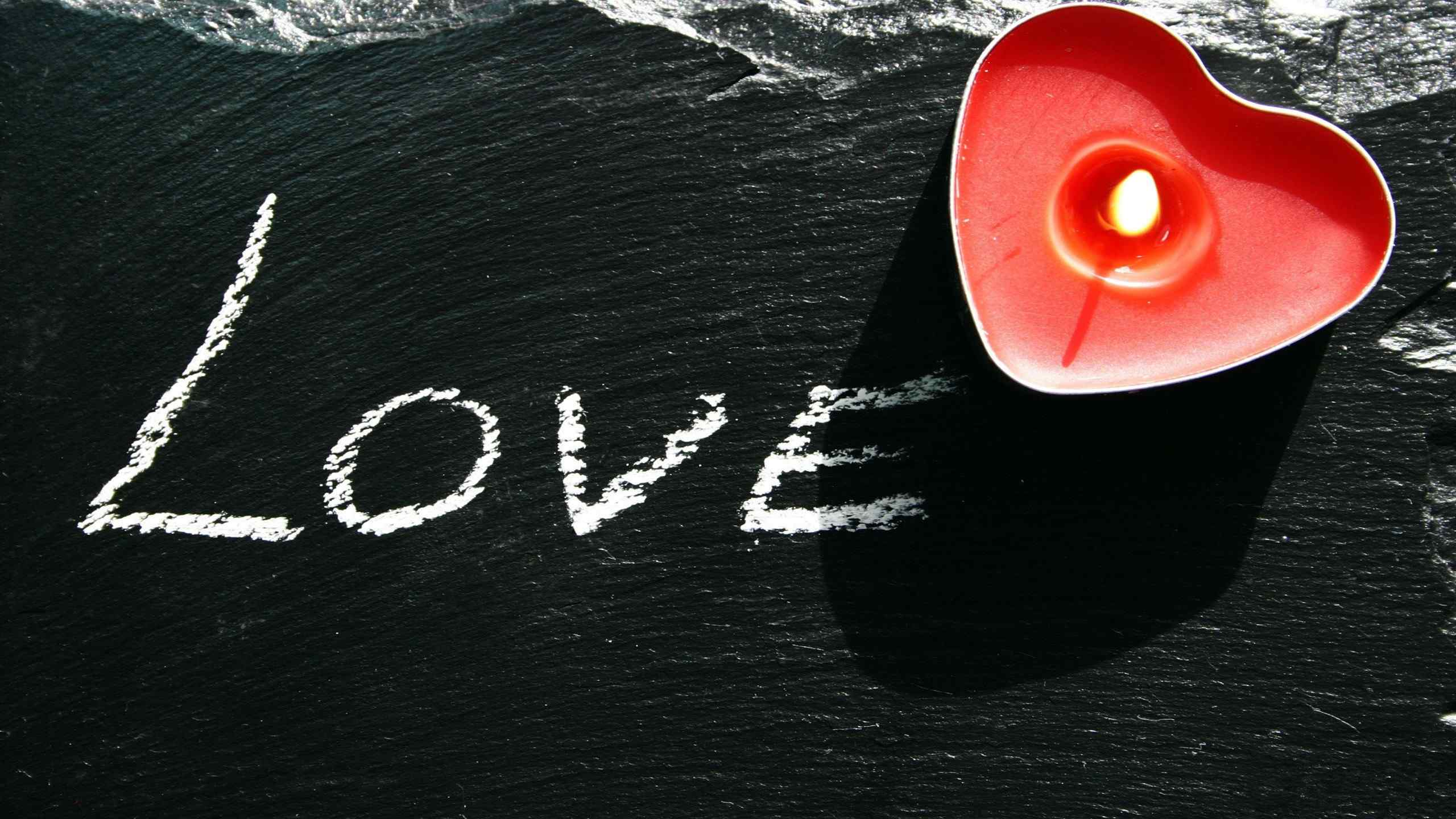 浪漫爱情蜡烛壁纸高清电脑图片