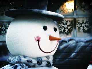 可爱的大雪人玩偶