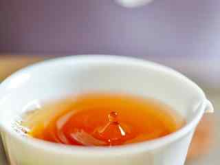 茶文化—一杯醇香的大红袍桌面壁纸