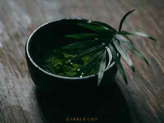 茶文化—小清新绿茶桌面壁纸