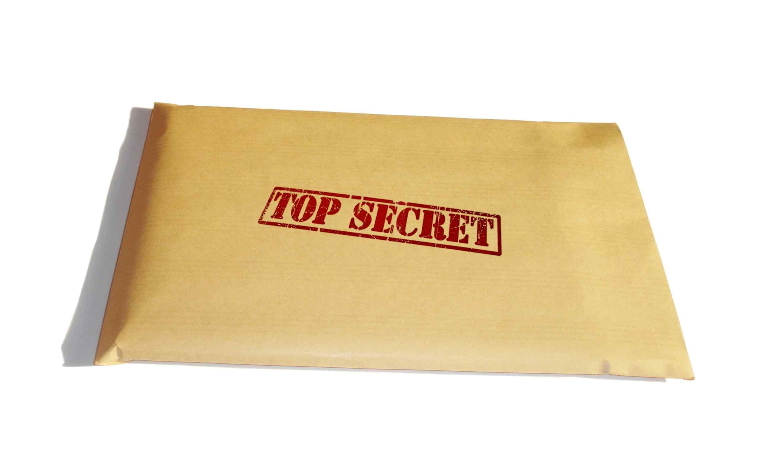 最高机密信封桌面壁纸