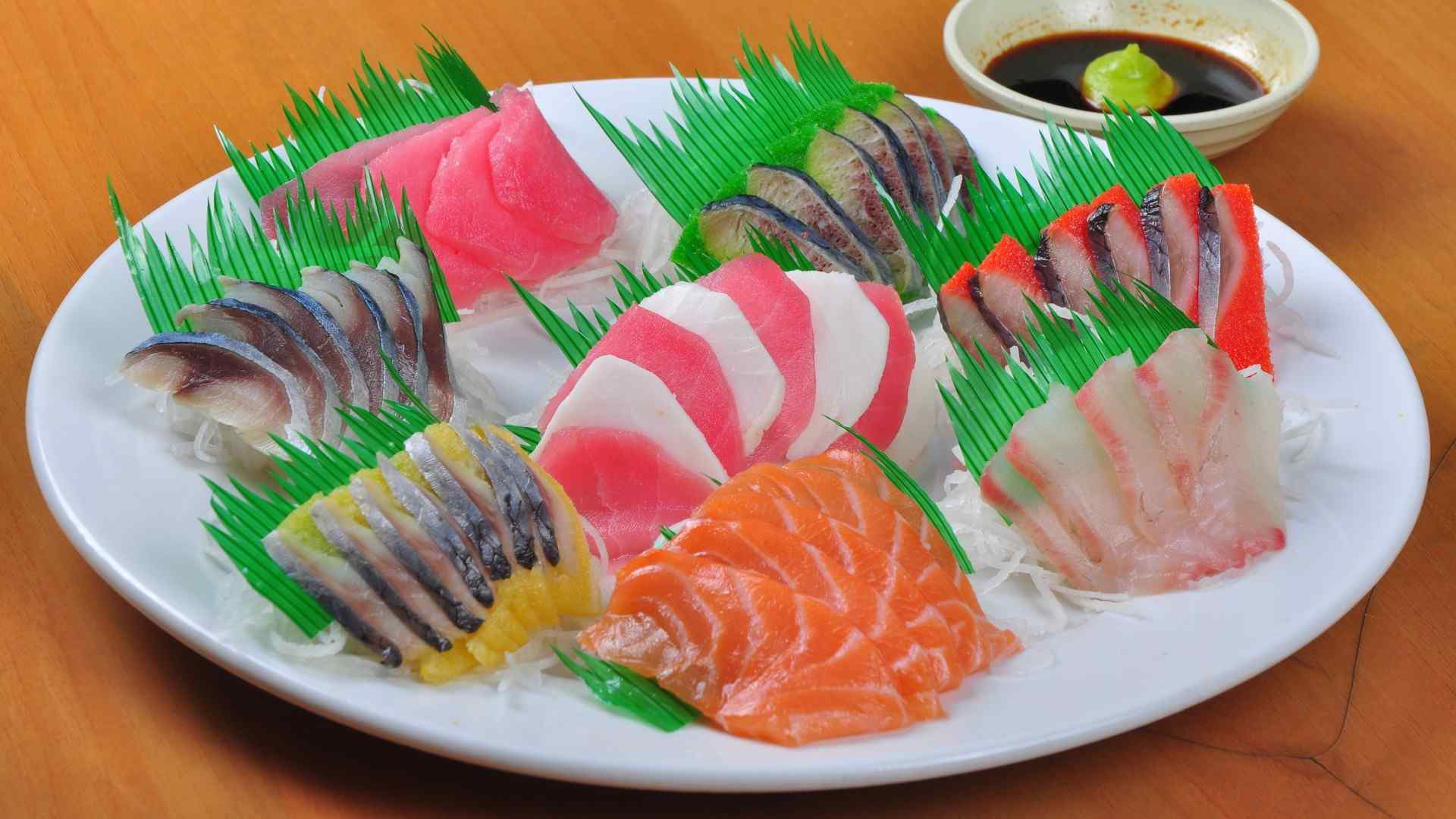 日本料理刺身高清美食壁纸