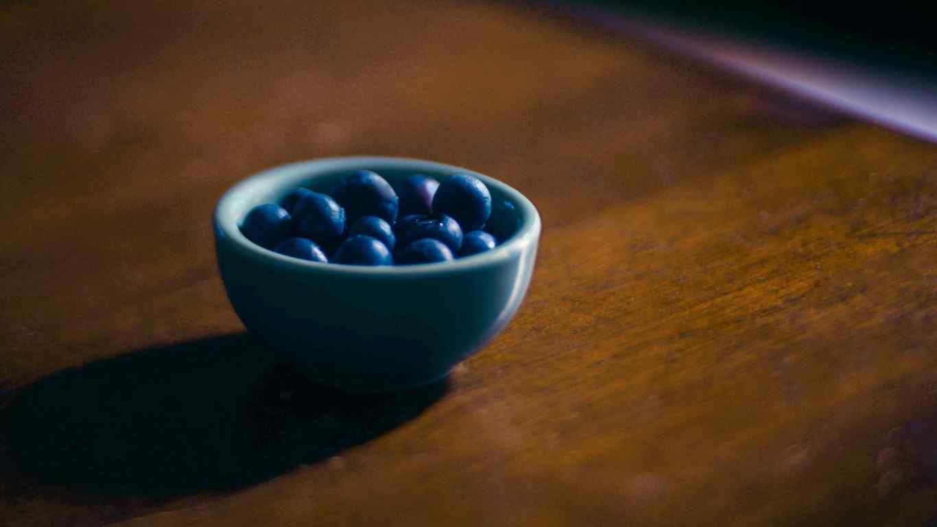 蓝莓唯美图片写真