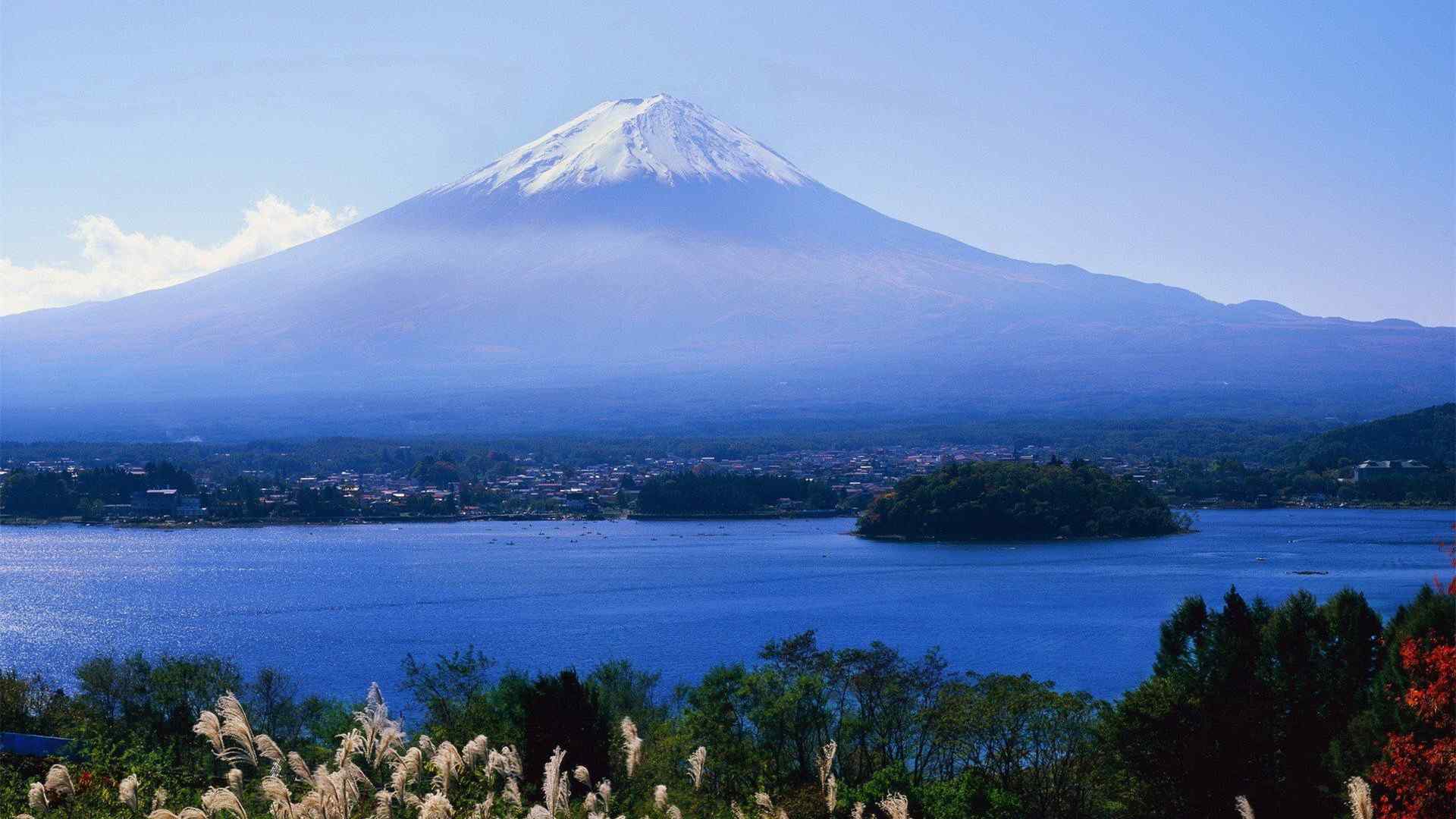 日本富士山自然风光唯美高清桌面壁纸