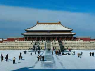 冬季北京故宫桌面