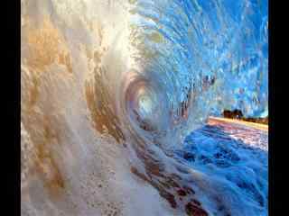 夏威夷海浪冲浪风光高清图片桌面壁纸