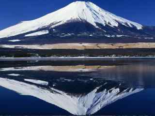 日本富士山清新唯美的风景摄影图片桌面壁纸