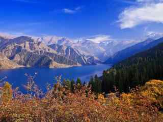 新疆天山天池风景