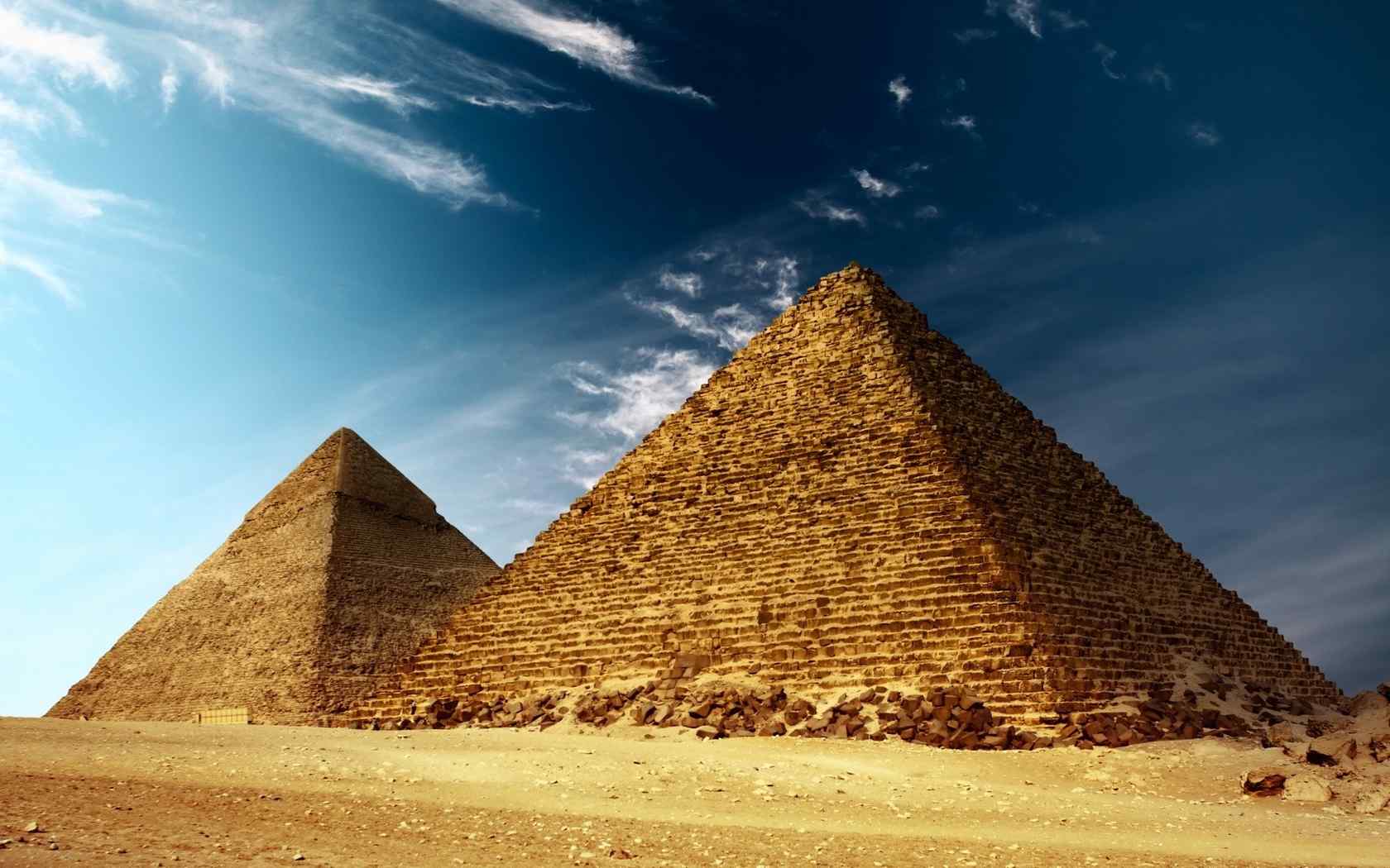 埃及金字塔著名建筑风景高清图片桌面壁纸