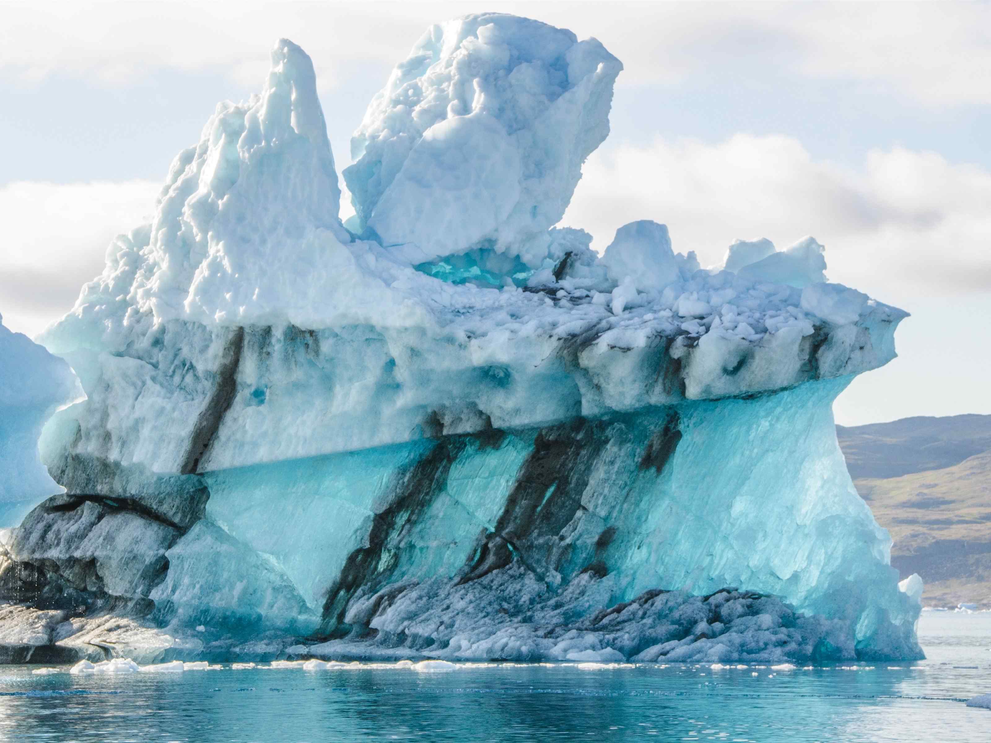 壮美静谧冰川摄影图片桌面壁纸