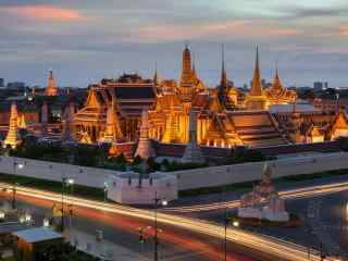 曼谷唯美城市夜景