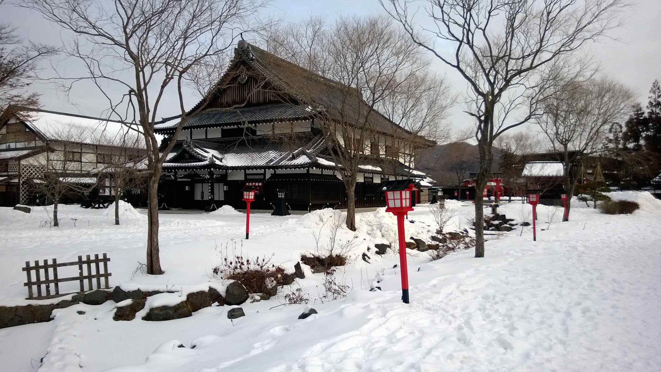 雪国北海道唯美雪景桌面壁纸2