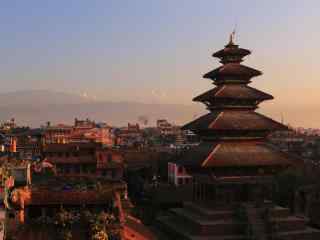 尼泊尔宗庙建筑高清风景壁纸