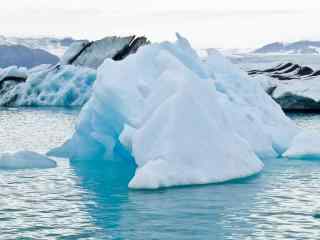 冰岛清新冰川自然