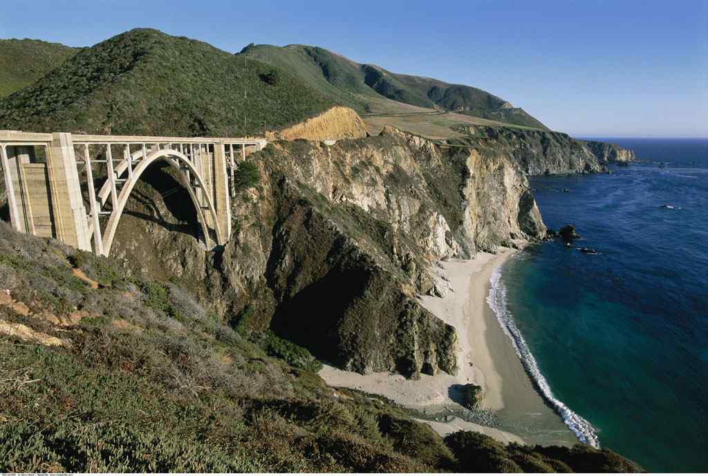 美国自驾游加州一号公路海岸唯美风景桌面壁纸