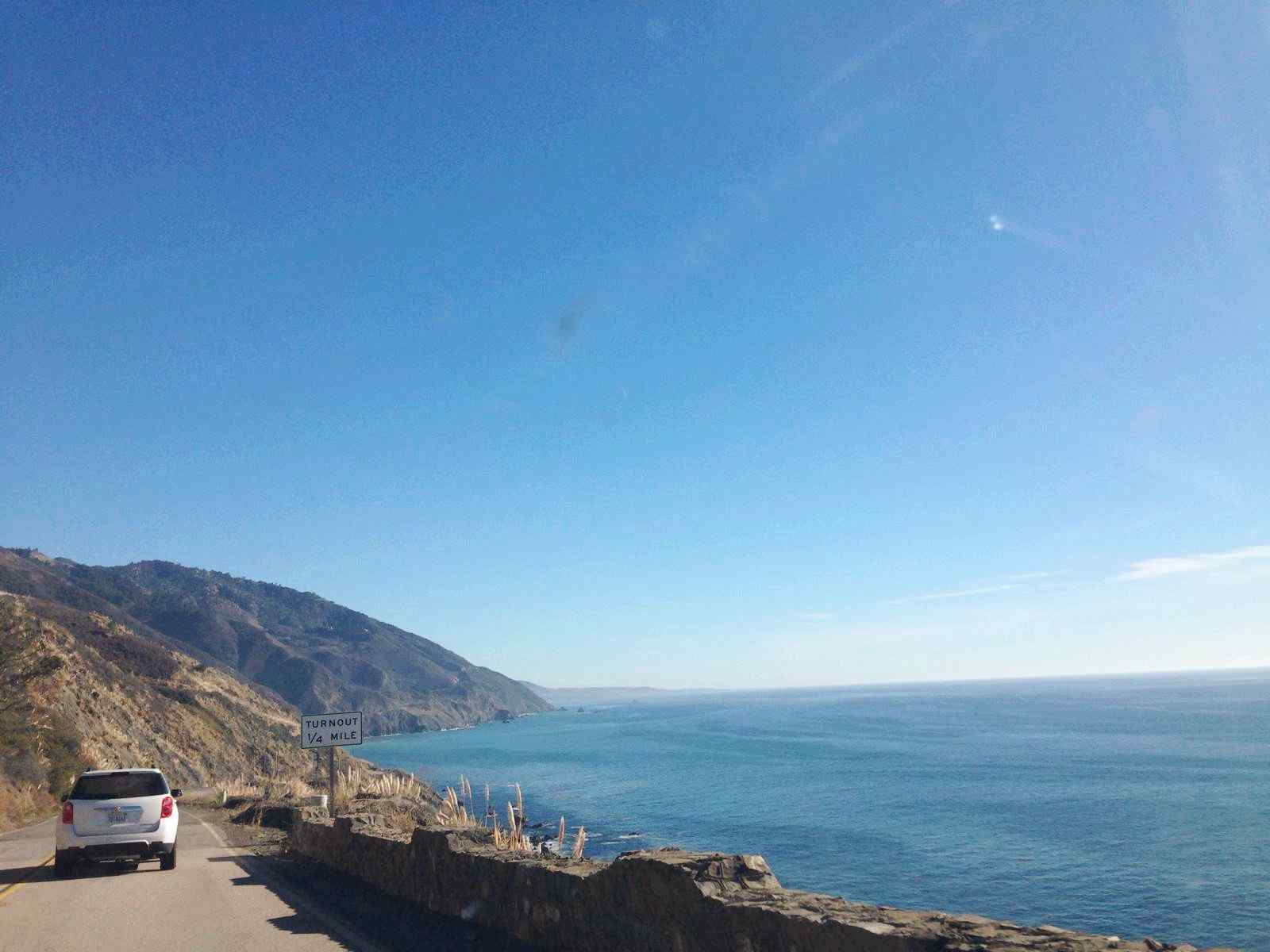 美国加州一号公路海岸美丽风景桌面壁纸
